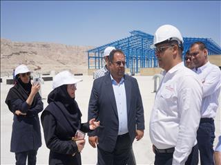  بازدید مدیر زیرساخت ایمیدرو از منطقه ویژه اقتصادی پارسیان