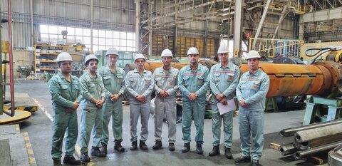  طراحی و ساخت استند ویژه حمل جاده‌ای مندریل‌های نورد گرم مندریل