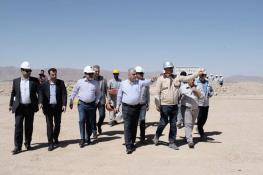 اردشیر سعدمحمدی از پروژه احیاء مستقیم فولاد اقلید بازدید کرد